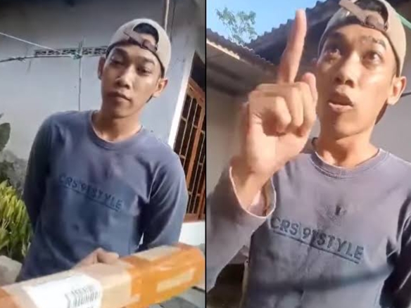 Paket COD Karena Tak Sesuai Gambar, Pria di Pujut Ancam Kurir Ekspedisi dengan Golok